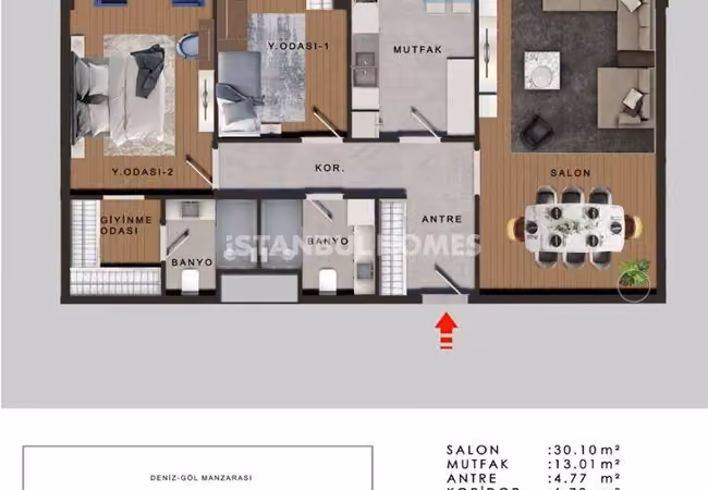 New Apartments with Botanic Garden in Buyukcekmece Istanbul 26