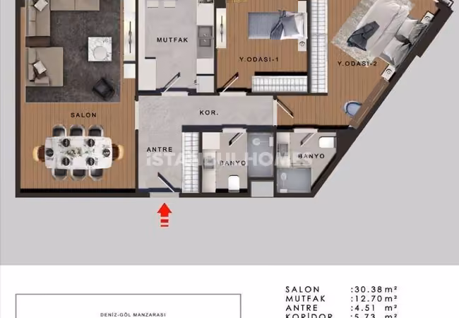 New Apartments with Botanic Garden in Buyukcekmece Istanbul 27