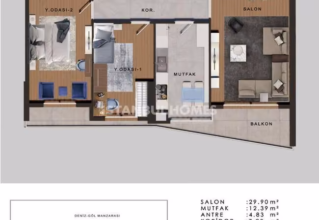 New Apartments with Botanic Garden in Buyukcekmece Istanbul 28