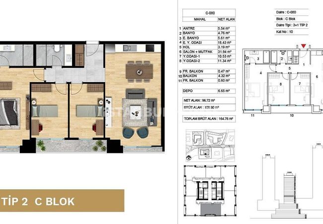 Ataşehir'de Devlet Garantili Lüks Projede Konforlu Daireler 31