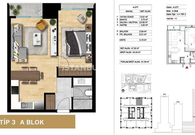 Ataşehir'de Devlet Garantili Lüks Projede Konforlu Daireler 35
