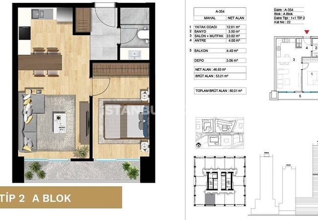 Ataşehir'de Devlet Garantili Lüks Projede Konforlu Daireler 36