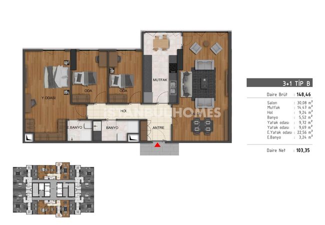 Appartements De Design Contemporain Avec Vue Mer À Kartal 15