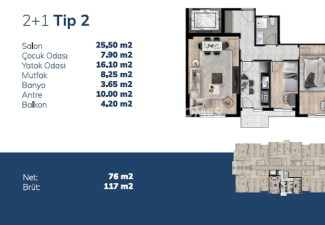 Spacious Apartments in a Secure Complex in Bahcelievler 12