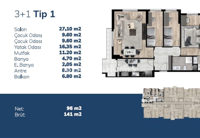 Spacious Apartments in a Secure Complex in Bahcelievler 14