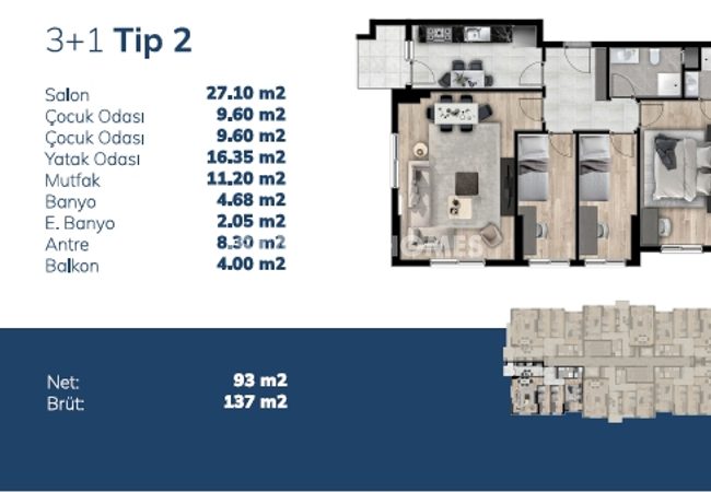 Spacious Apartments in a Secure Complex in Bahcelievler 15