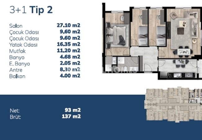 Spacious Apartments in a Secure Complex in Bahcelievler 16