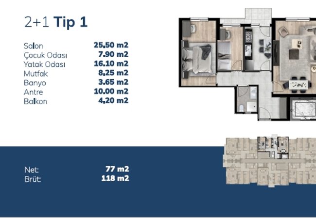 Spacious Apartments in a Secure Complex in Bahcelievler 11