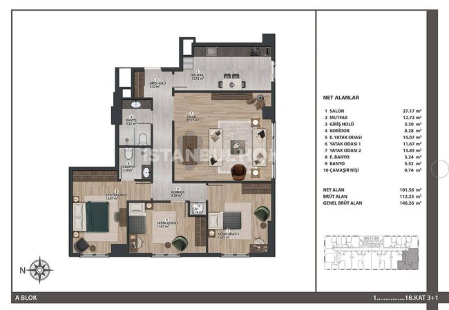 Apartments Very Close to Metro Station in Bagcilar Istanbul 15