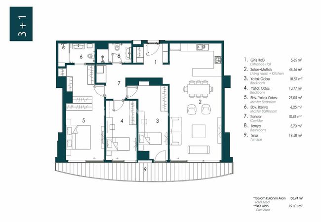 Luxe Beykoz Properties in a Complex with Rich On-site Facilities 15