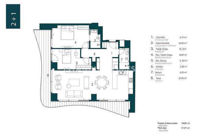 Luxe Beykoz Properties in a Complex with Rich On-site Facilities 16