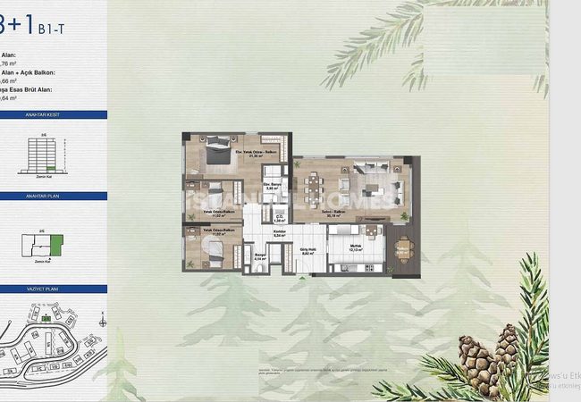 Spacious Real Estate with Forest View in Kağıthane Istanbul 27