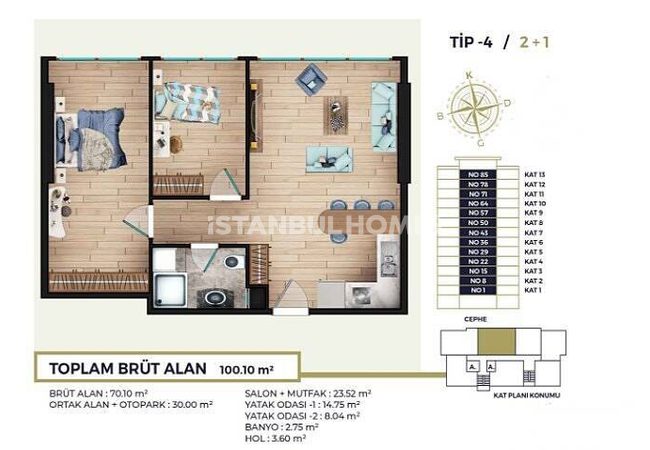 Investment Flats in Kagithane Near Levent Metro Station 21