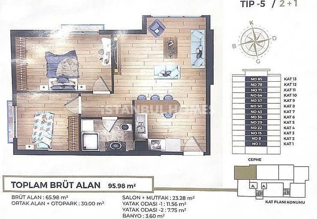 Investment Flats in Kagithane Near Levent Metro Station 22