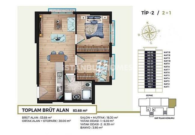 Investment Flats in Kagithane Near Levent Metro Station 24