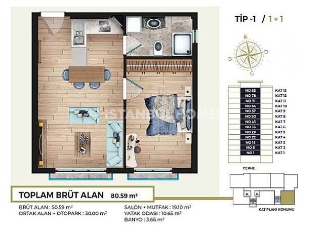 Investment Flats in Kagithane Near Levent Metro Station 18