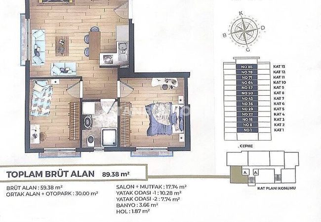 Investment Flats in Kagithane Near Levent Metro Station 19