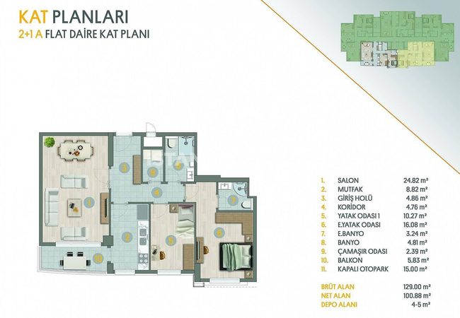 Flats with En-suite Bathroom and Balcony in Avcilar Istanbul 26