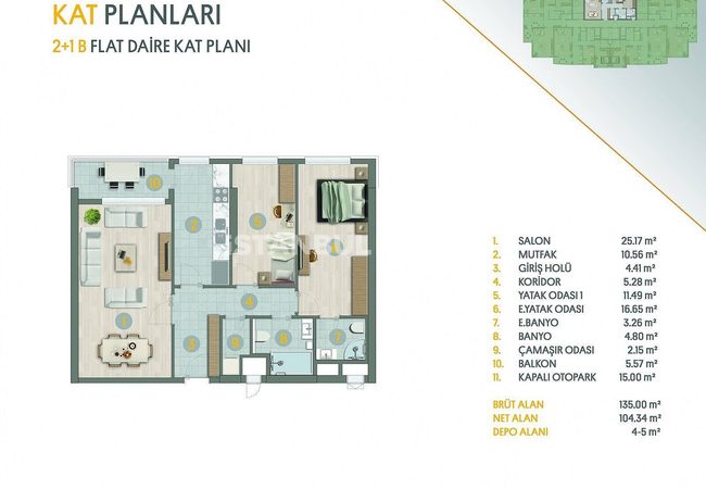 Flats with En-suite Bathroom and Balcony in Avcilar Istanbul 29