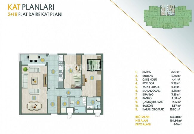 Flats with En-suite Bathroom and Balcony in Avcilar Istanbul 30