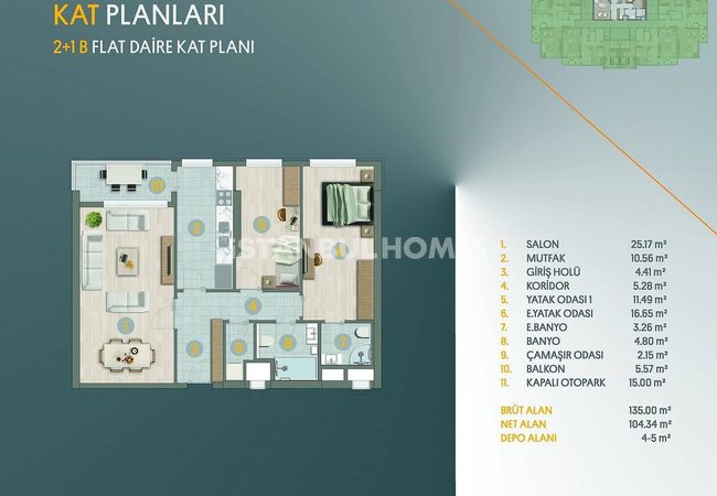 Flats with En-suite Bathroom and Balcony in Avcilar Istanbul 31