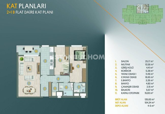 Flats with En-suite Bathroom and Balcony in Avcilar Istanbul 32