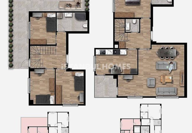 Real Estate in Equipped Complex in Uskudar Istanbul 30