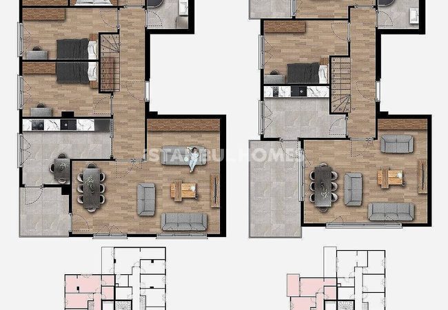Real Estate in Equipped Complex in Uskudar Istanbul 32