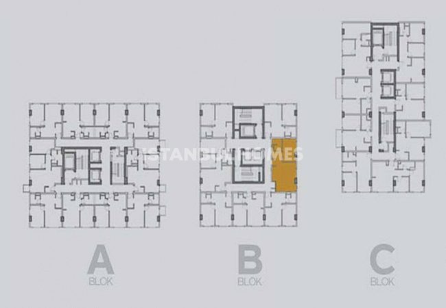 1-bedroom Flat in a Complex Near the Metrobus Stop in Kagithane 12