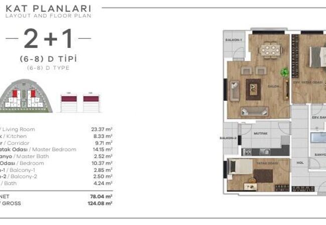 İstanbul Eyüpsultan’da Havuzlu Sitede Modern Daireler 22