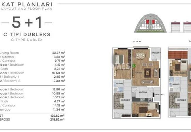 İstanbul Eyüpsultan’da Havuzlu Sitede Modern Daireler 29