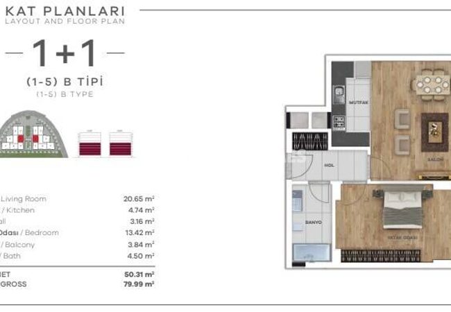 İstanbul Eyüpsultan’da Havuzlu Sitede Modern Daireler 21
