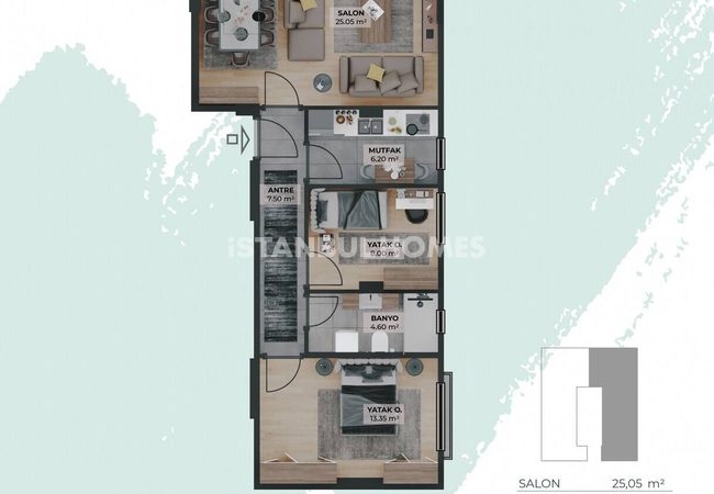 Modern Flats at Central Location in Istanbul Uskudar 18