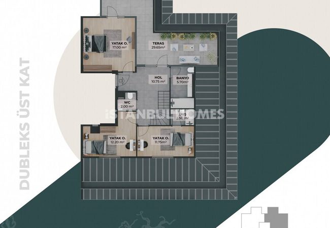 Modern Flats at Central Location in Istanbul Uskudar 21