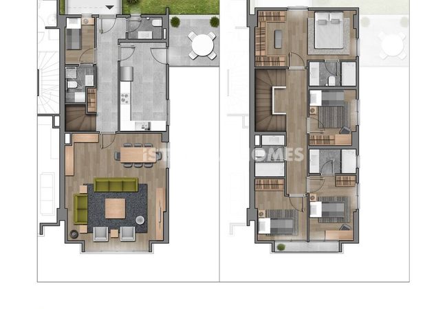 Maisons Spacieuses Avec Jardin Et Balcon À Istanbul Basaksehir 10