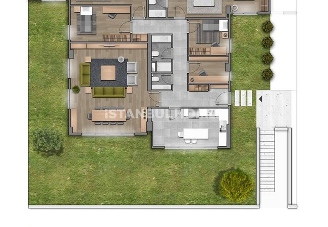 Maisons Spacieuses Avec Jardin Et Balcon À Istanbul Basaksehir 11