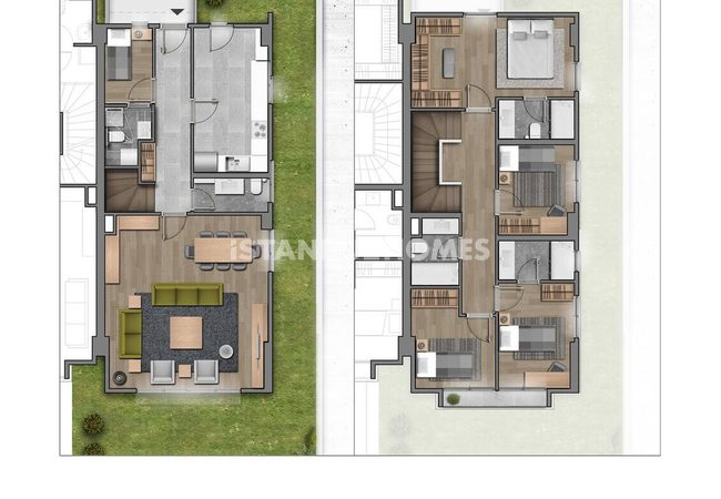 Maisons Spacieuses Avec Jardin Et Balcon À Istanbul Basaksehir 6
