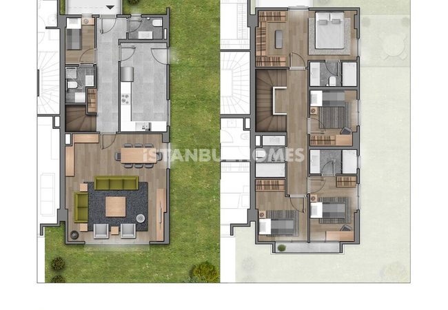 Maisons Spacieuses Avec Jardin Et Balcon À Istanbul Basaksehir 7