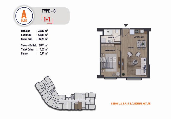 Flats in Complex Near E-5 Highway in Pendik Istanbul 9