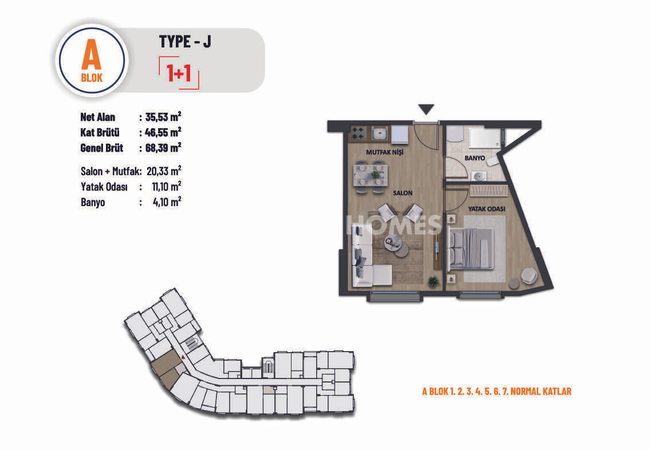 Flats in Complex Near E-5 Highway in Pendik Istanbul 11