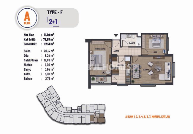 Flats in Complex Near E-5 Highway in Pendik Istanbul 14