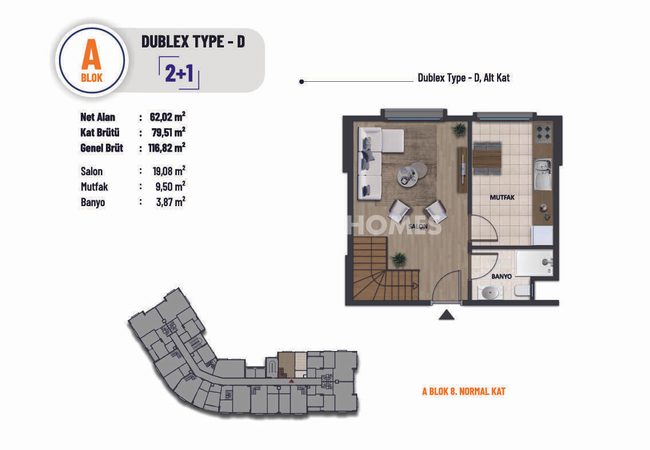 Flats in Complex Near E-5 Highway in Pendik Istanbul 16