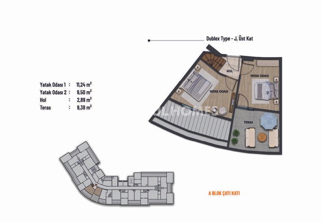 Flats in Complex Near E-5 Highway in Pendik Istanbul 21