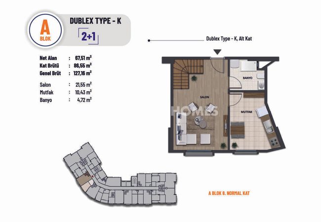 Flats in Complex Near E-5 Highway in Pendik Istanbul 24