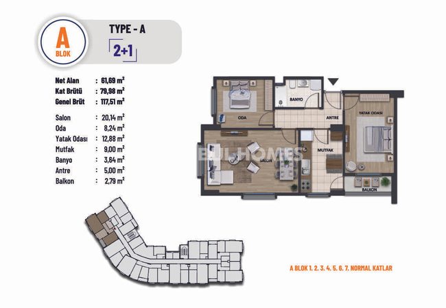 Flats in Complex Near E-5 Highway in Pendik Istanbul 25