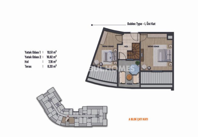 Flats in Complex Near E-5 Highway in Pendik Istanbul 35
