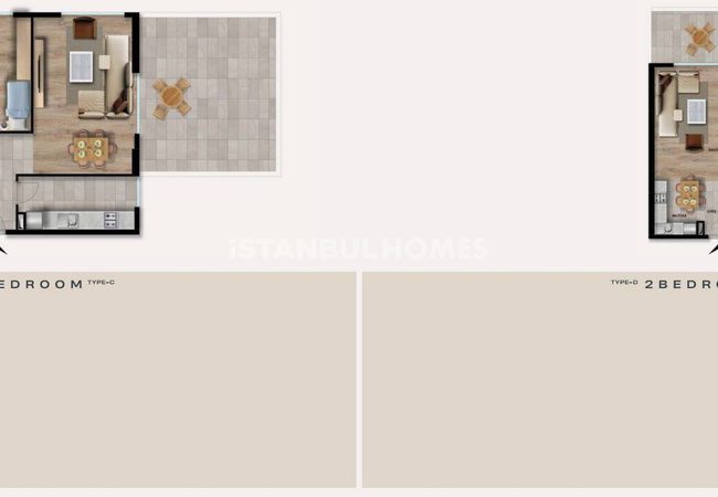 Immobilien In Einem Komplex Mit Sicherheit In Istanbul 24