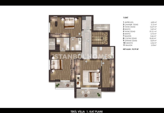 Spacieuses Maisons Triplex Près De La Mer À Istanbul Beylikduzu 47