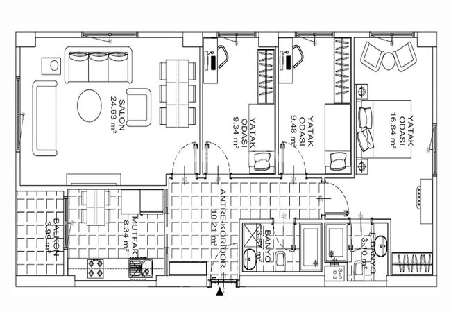 İstanbul Küçükçekmece'de Havuzlu Sitede Satılık Daireler 23
