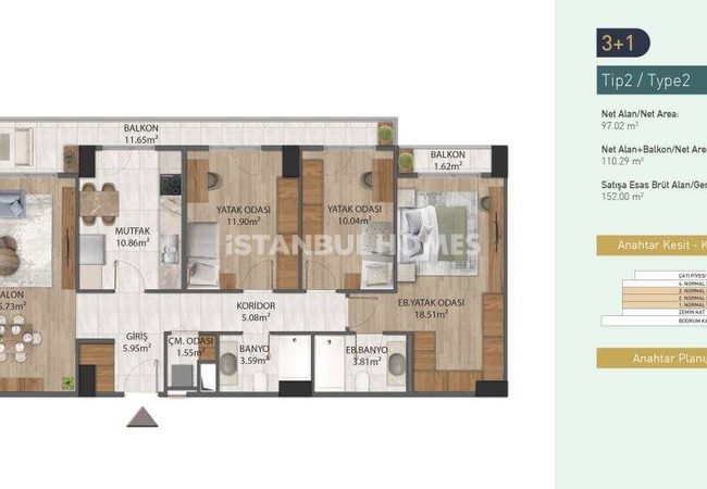 Stylish Design Apartments in Eyupsultan Istanbul 29